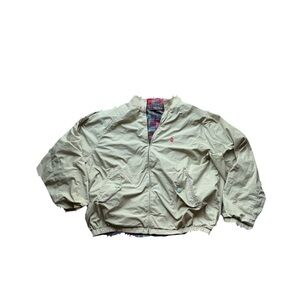 Nautica Cream Bomber Jacket